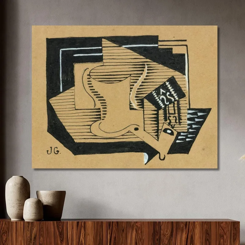 Naturaleza Muerta Con Compotier Juan Gris