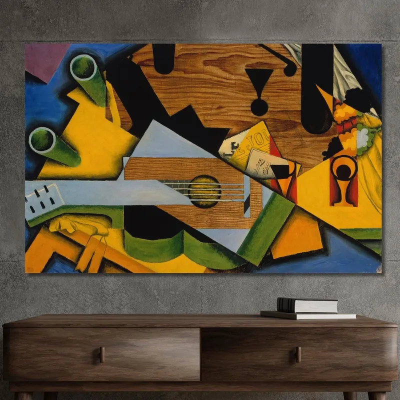Nature Morte Avec Une Guitare Juan Gris