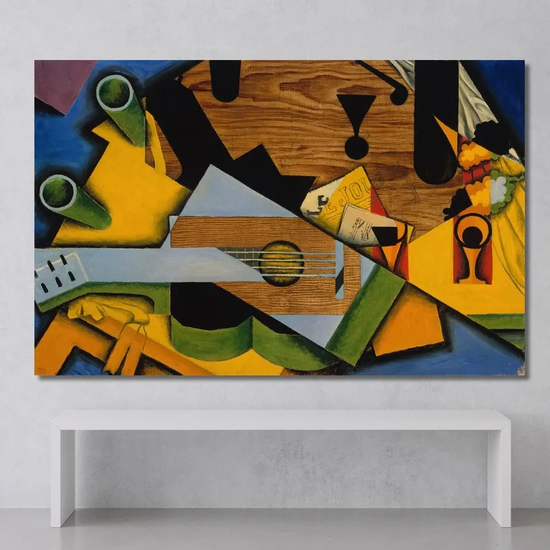 Nature Morte Avec Une Guitare Juan Gris