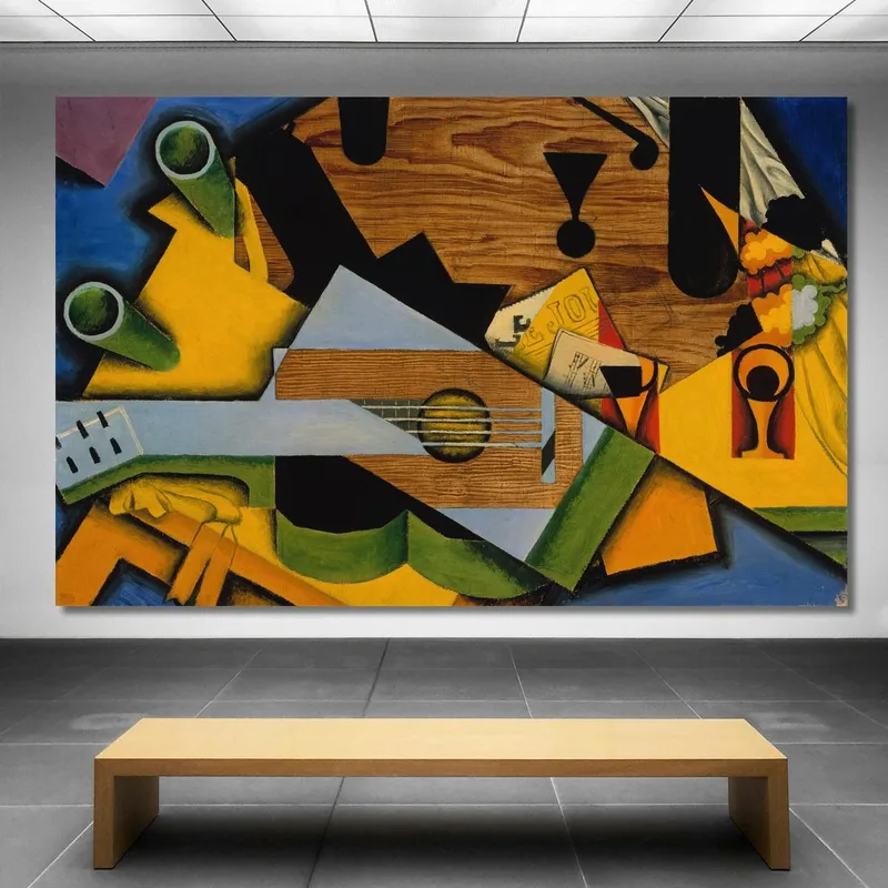 Nature Morte Avec Une Guitare Juan Gris