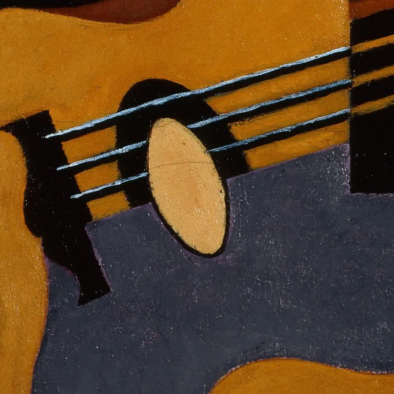 Natura Morta Con Chitarra Juan Gris quadro stampa su tela