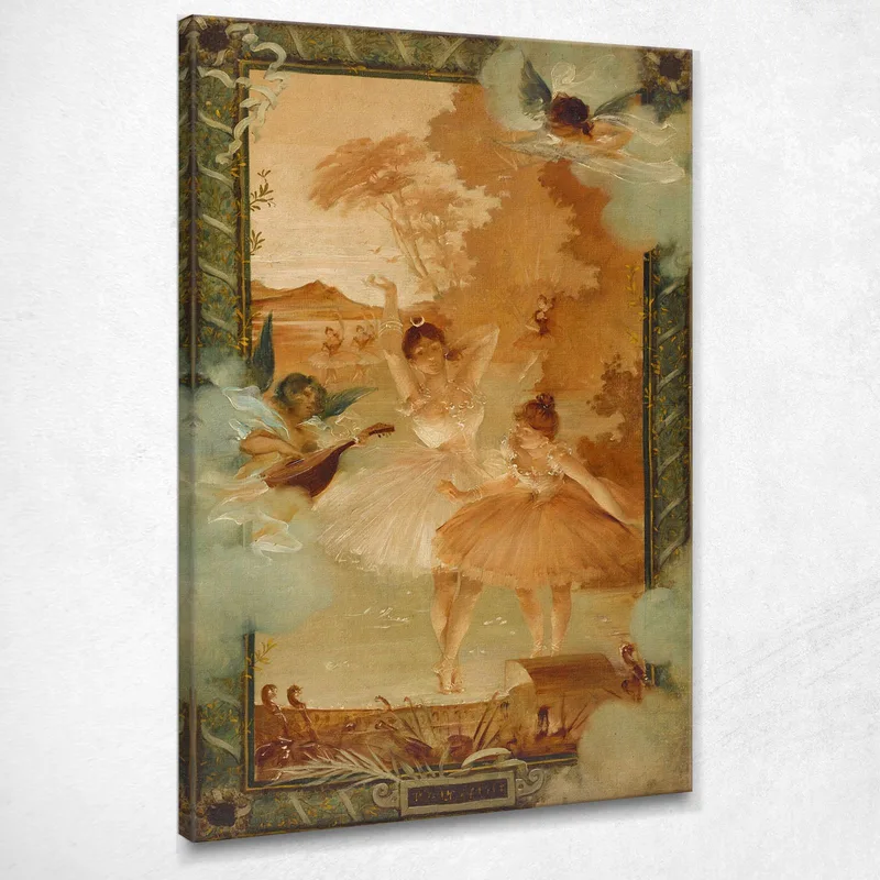 Ballerine Jules Chéret quadro stampa su tela