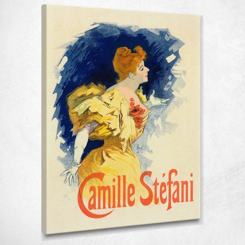 Camilla Stefani Jules Chéret quadro stampa su tela