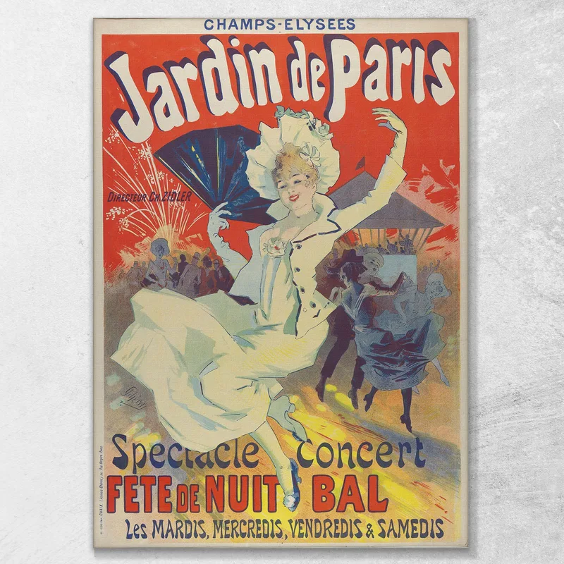 Champs-Elysées-Garten Von Paris Jules Chéret