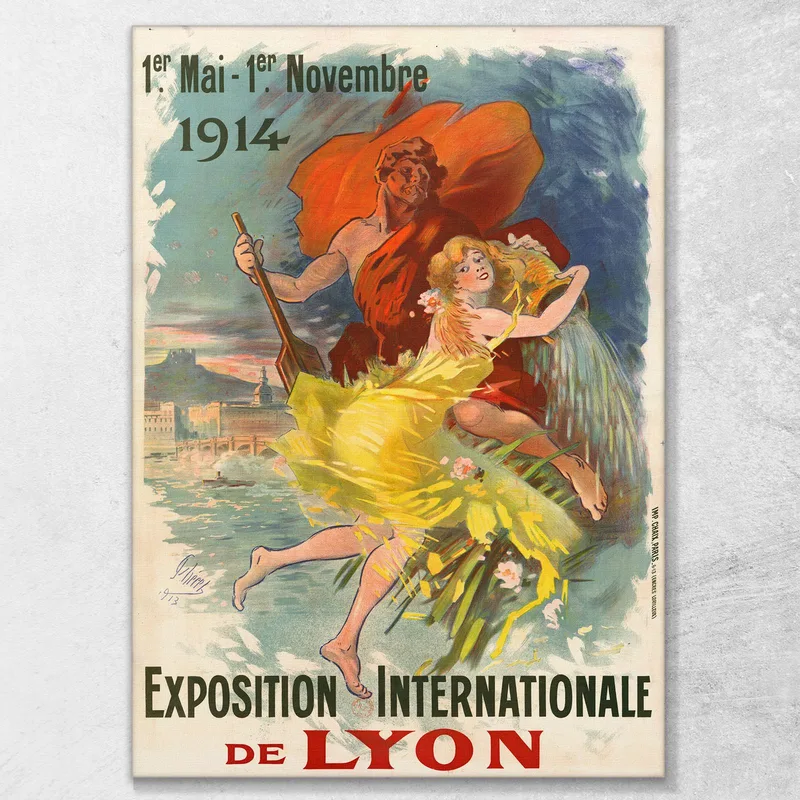 Exposition Internationale De Lyon Jules Chéret