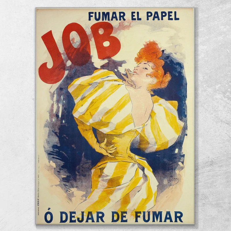 Smoking Paper Job Or Quitting Smoking Jules Chéret