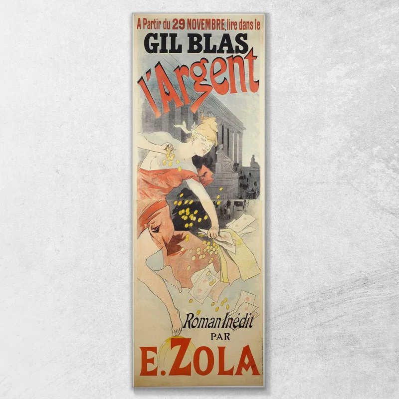 Gil Blas L'Argent Jules Chéret