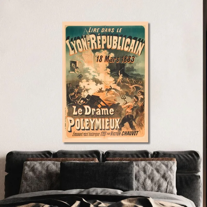 Die Tragödie Von Poleymieux Jules Chéret