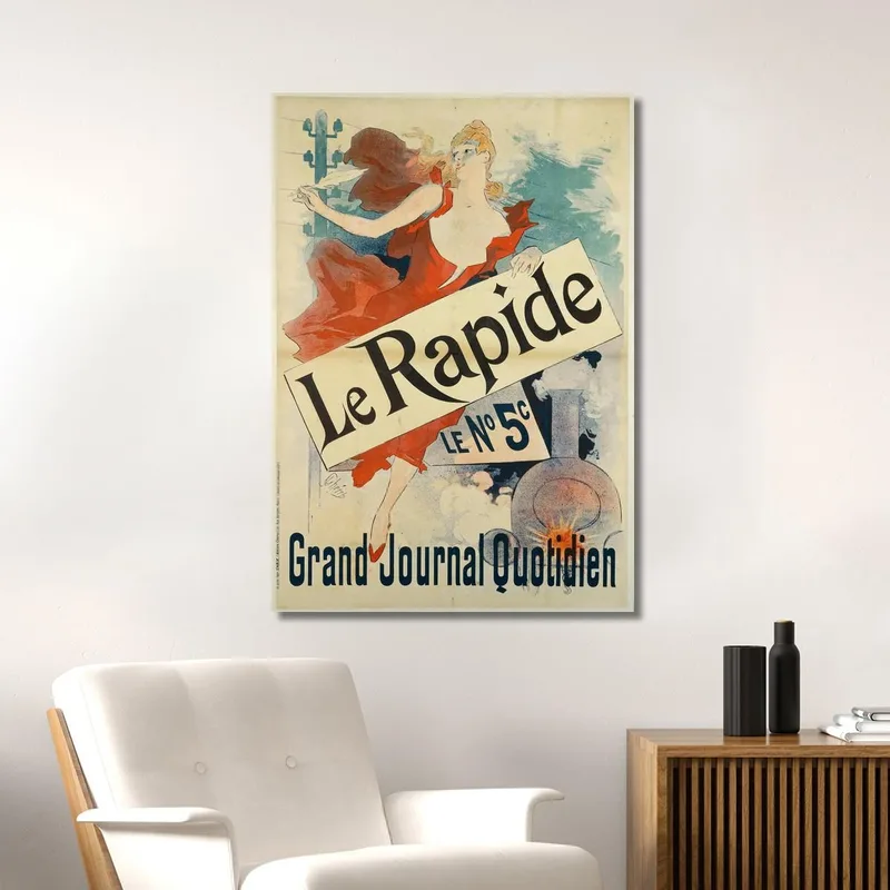 Le Rapidenº 5C Gran Diario Quotidiano Jules Chéret