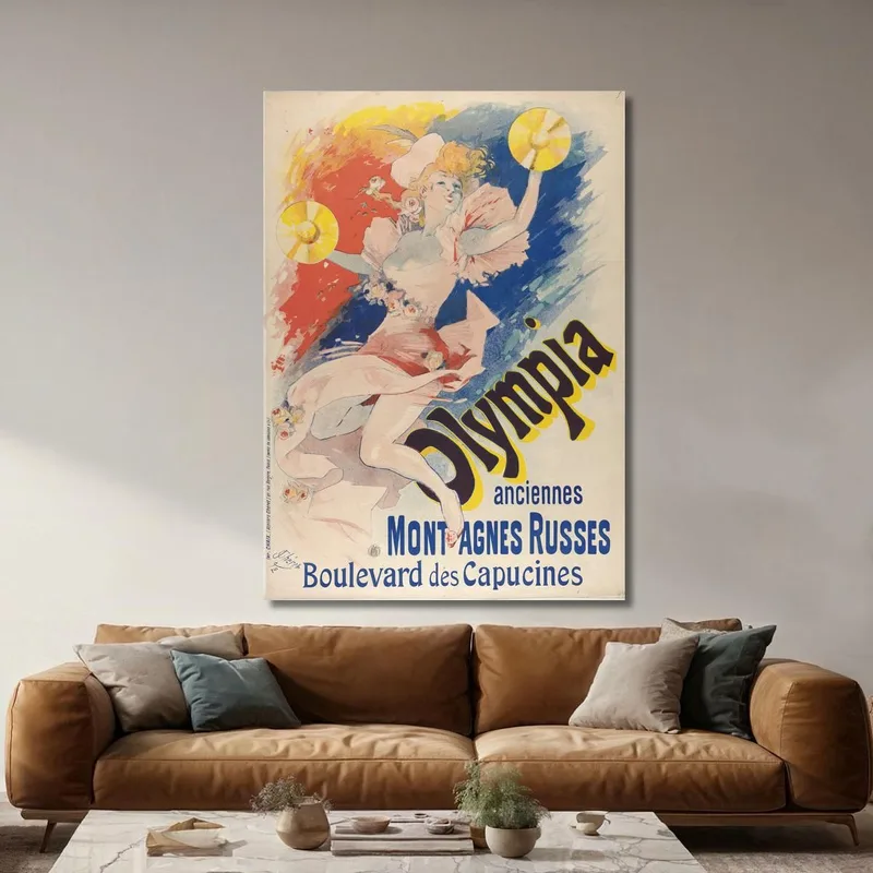 Olympia Old Roller Coasters Jules Chéret