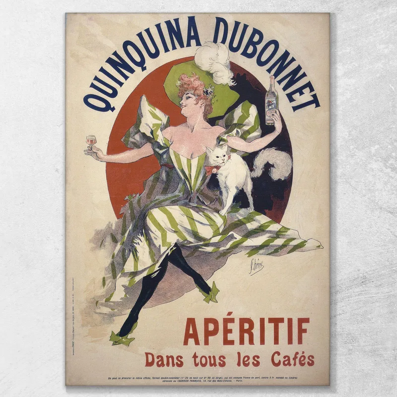 Aperitivo Quinquina Dubonnet In Tutti I Bar Jules Chéret