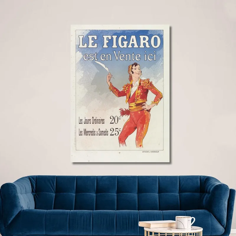 Advertising Bill For Le Figaro Jules Chéret