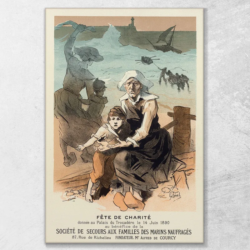 Società Di Soccorso Per Le Famiglie Dei Naufraghi Jules Chéret