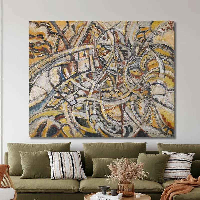 Futurist Composition Jules Schmalzigaug
