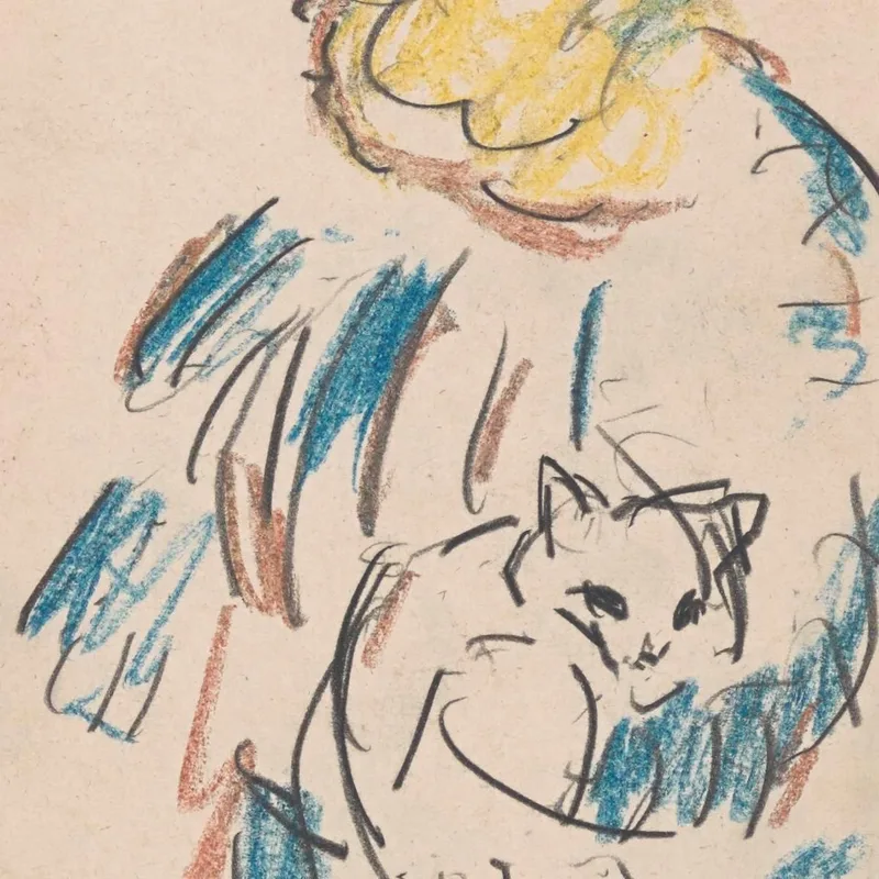 Mädchen Mit Katze Jules Schmalzigaug