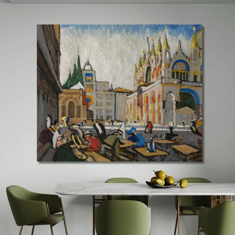 San Marco From The Piazzetta Jules Schmalzigaug