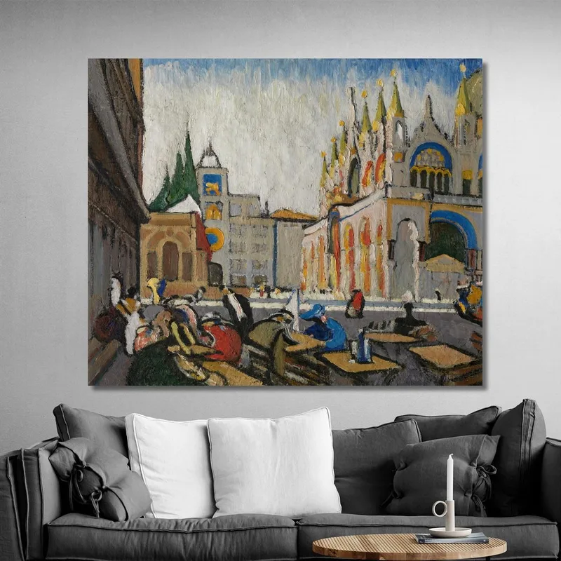 San Marco From The Piazzetta Jules Schmalzigaug