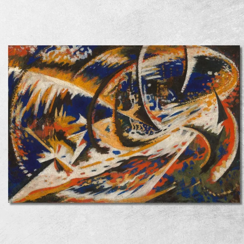Geschwindigkeit Jules Schmalzigaug drucken auf leinwand
