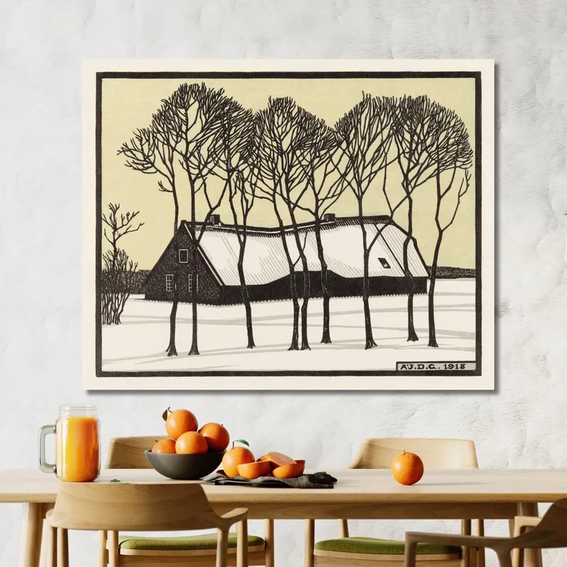 Farm In The Snow Julie de Graag