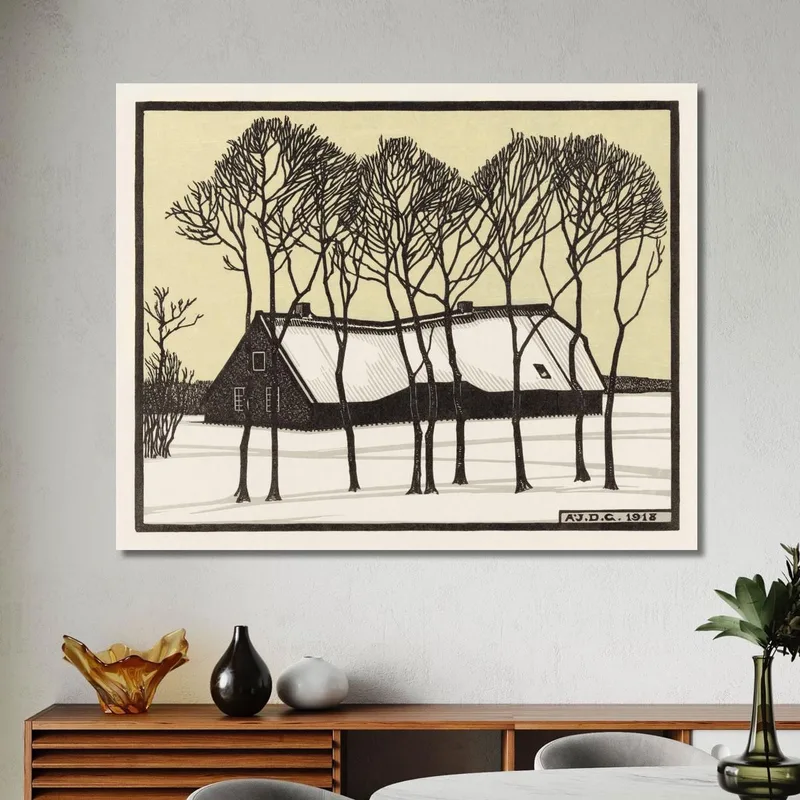 Farm In The Snow Julie de Graag