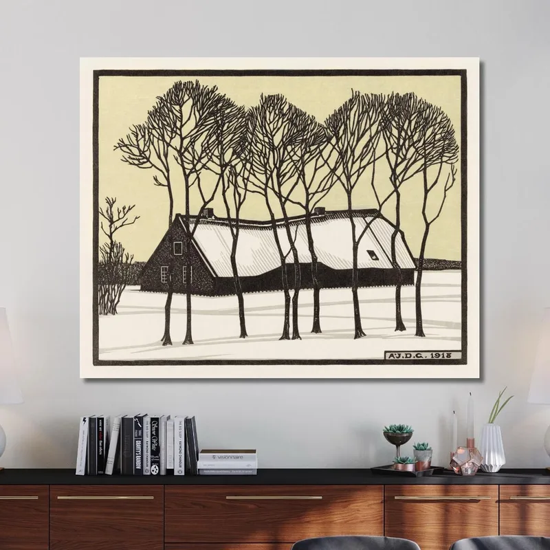 Farm In The Snow Julie de Graag