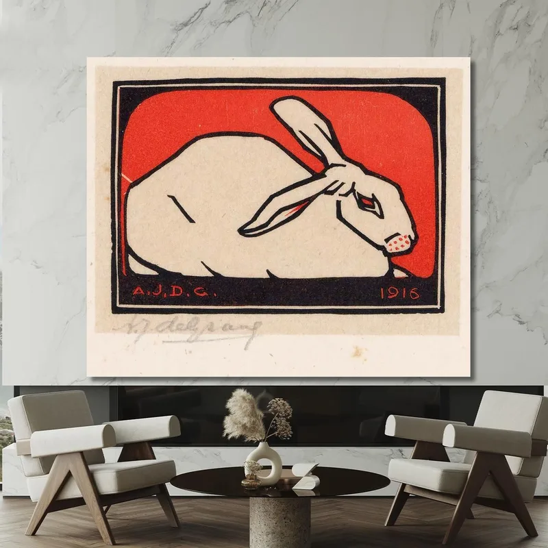Lying Rabbit Julie de Graag