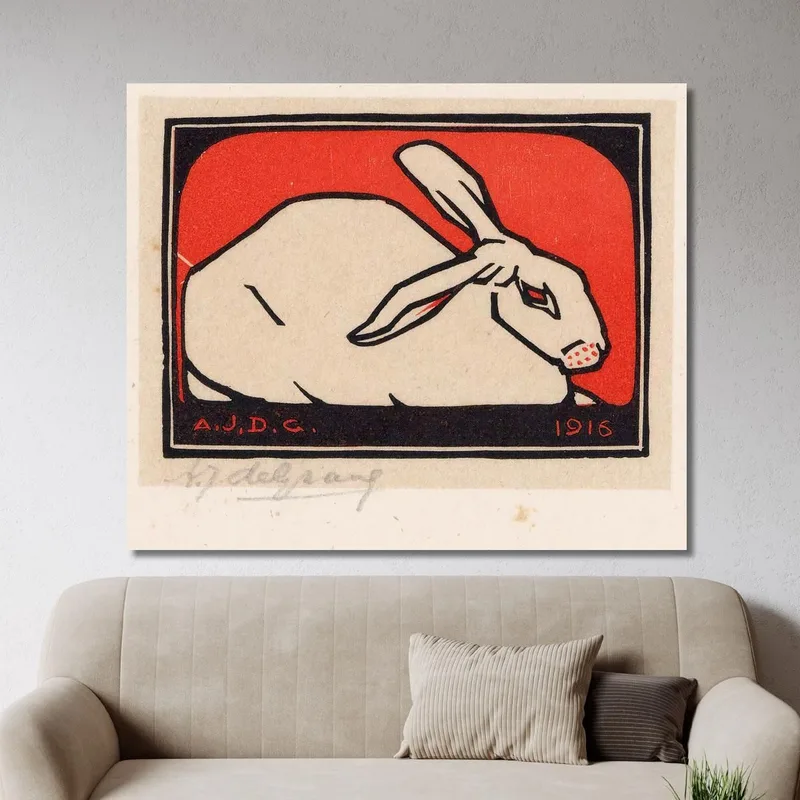 Lying Rabbit Julie de Graag