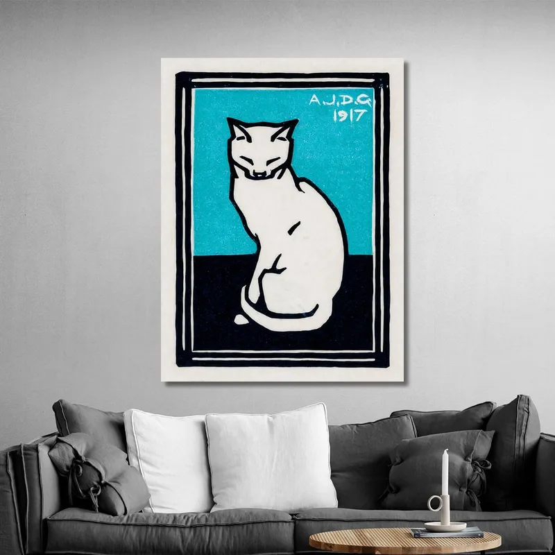 Sitzende Katze 2 Julie de Graag