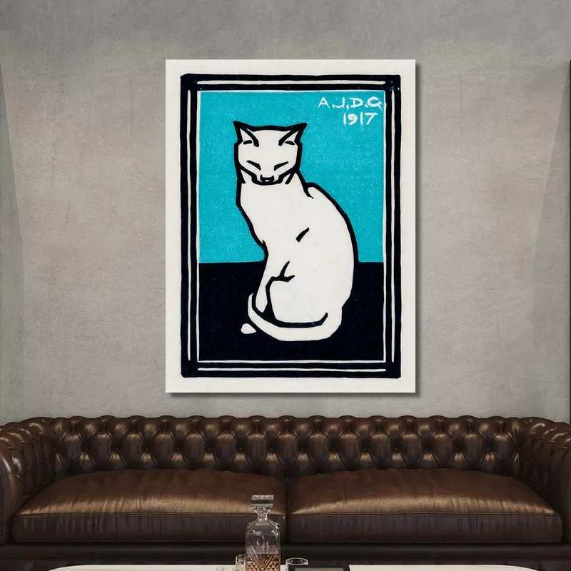 Sitzende Katze 2 Julie de Graag