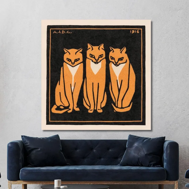 Drei Katzen Julie de Graag