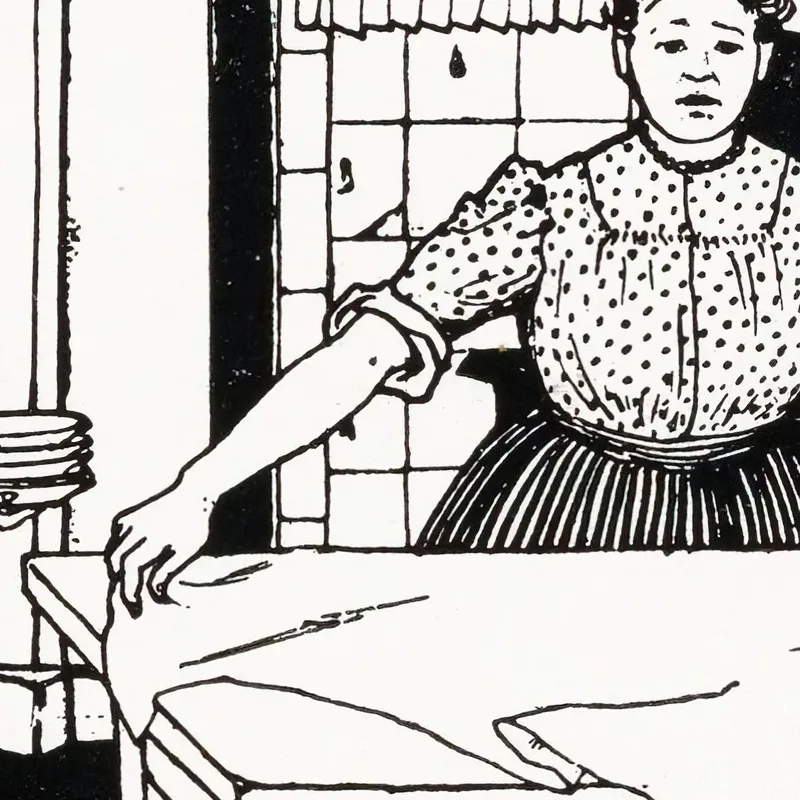 Woman And Girl Set A Table Julie de Graag