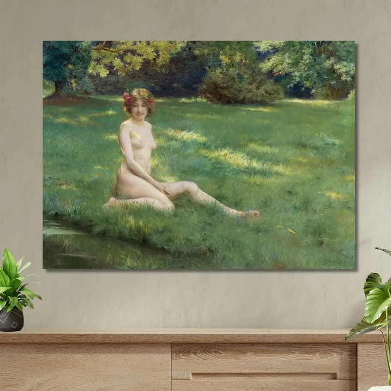 Un Desnudo En El Césped Julius Leblanc Stewart