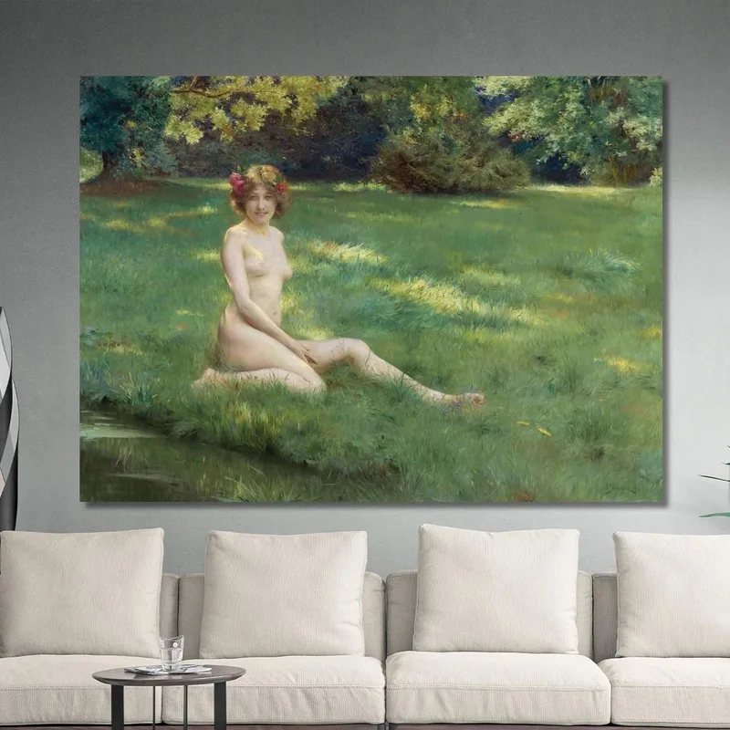 Un Desnudo En El Césped Julius Leblanc Stewart
