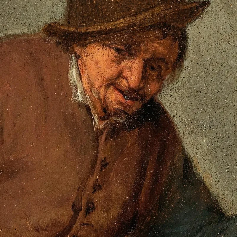 A Peasant Smoking Adriaen van Ostade