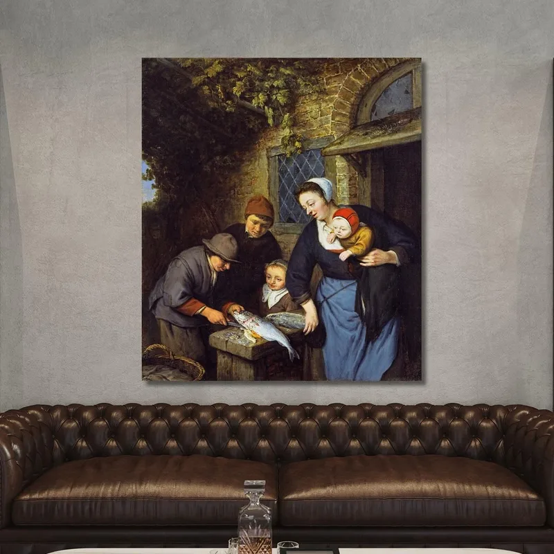 Acquisto Del Pesce Adriaen van Ostade