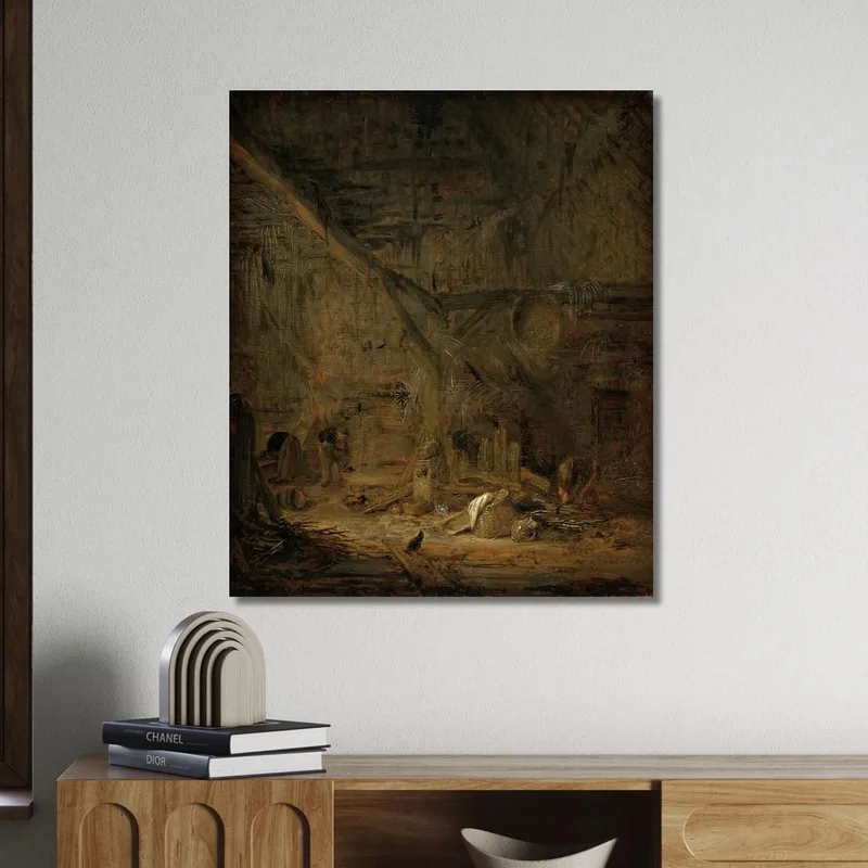 Interno Di Un Granaio Adriaen van Ostade