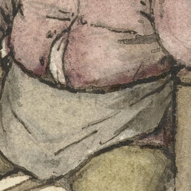 Seated Man With A Pipe Adriaen van Ostade
