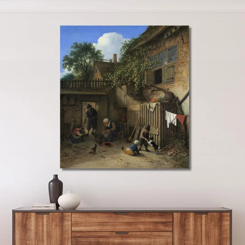 Il Cortile Del Cottage Adriaen van Ostade