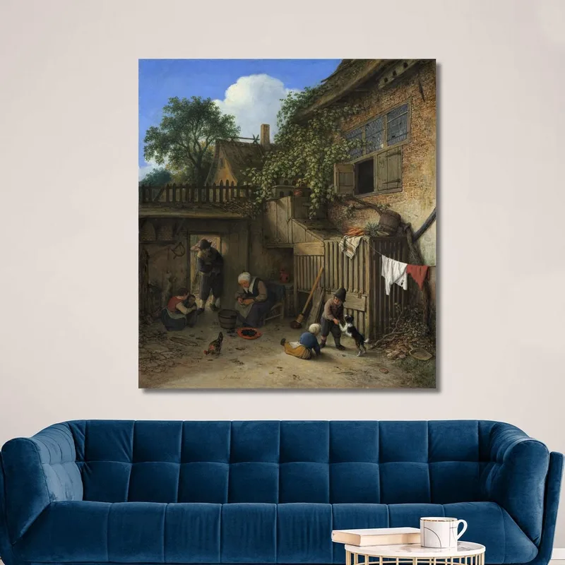 Il Cortile Del Cottage Adriaen van Ostade
