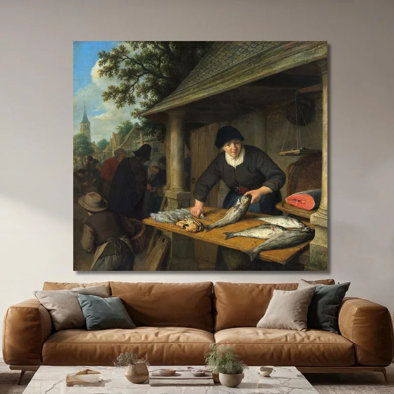 La Pescadera​ Adriaen van Ostade