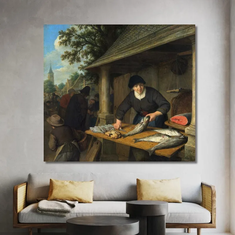 La Pescadera​ Adriaen van Ostade