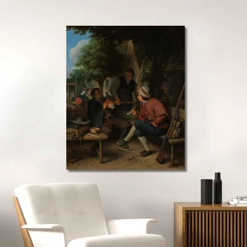 Viaggiatori A Riposo Adriaen van Ostade