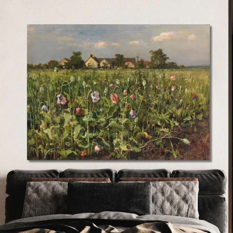 Bluhender Mohn Julius Sergius Klever