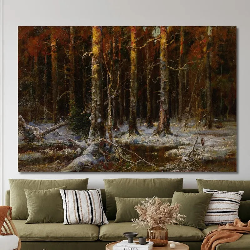 Foresta In Inverno Julius Sergius Klever