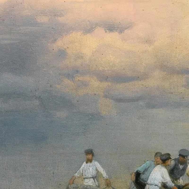 Le Retour Des Pêcheurs Julius Sergius Klever