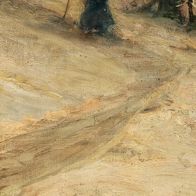 La Cabaña De La Herbolaria A La Luz De La Luna Llena Julius Sergius Klever