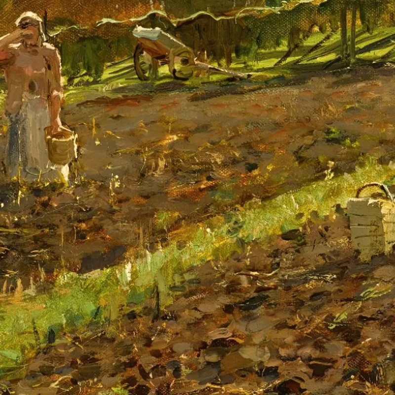 Les Ramasseurs De Pommes De Terre Julius Sergius Klever