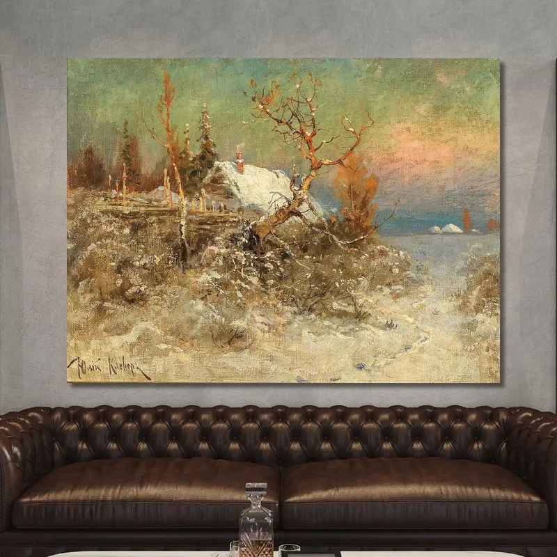 Inverno Sulla Costa Baltica Julius Sergius Klever