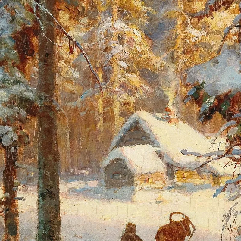Leñadores Regresando A Casa Julius Sergius Klever