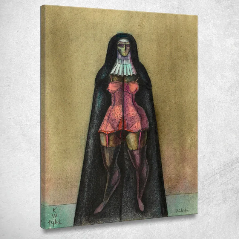 Askese Karl Wiener quadro stampa su tela